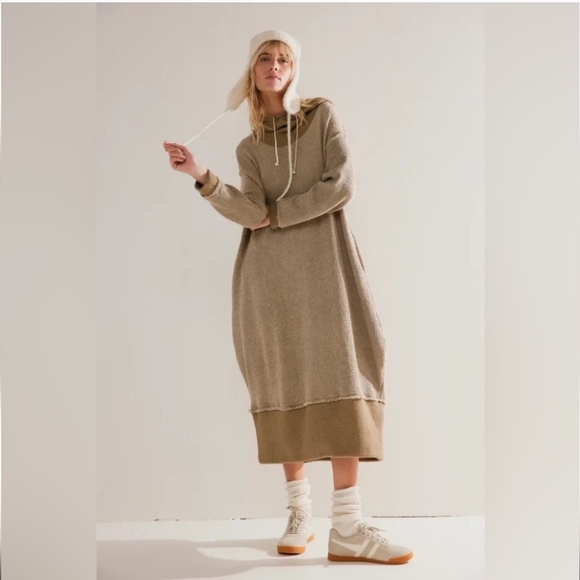 🆕 Free People Beach Aja Pullover Midi, XS - Picture 7 of 10